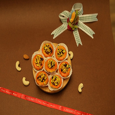 "Chocolate cake with gum paste flowers  - 1.5kgs - Click here to View more details about this Product